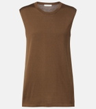 The Row Omima silk top