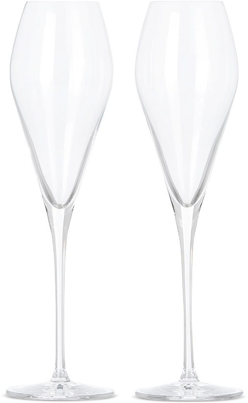 Photo: NUDE Glass Fantasy Champagne Glass Set