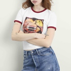 Ahluwalia Women's Vinyl Baby T-Shirt in White
