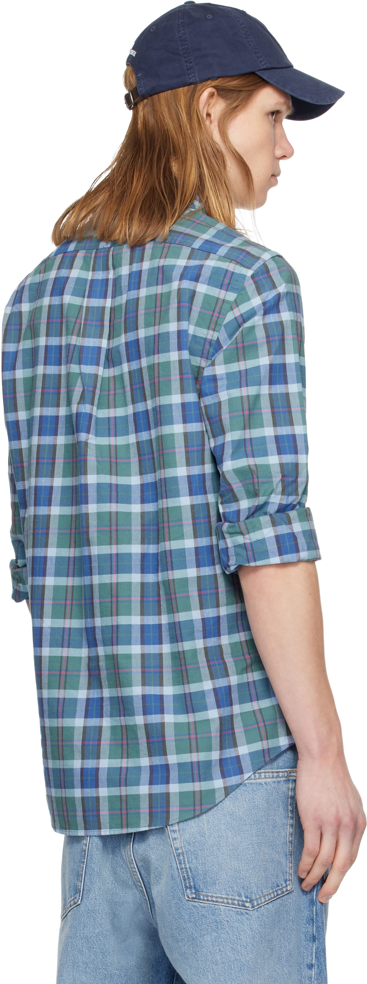 Polo Ralph Lauren Blue Classic Oxford Long Sleeve Sport Shirt Polo ...
