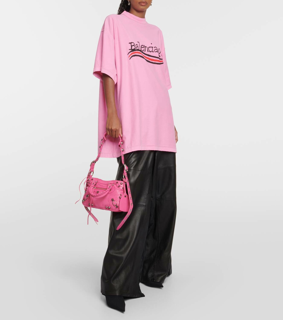 Balenciaga Logo cotton jersey T-shirt Balenciaga