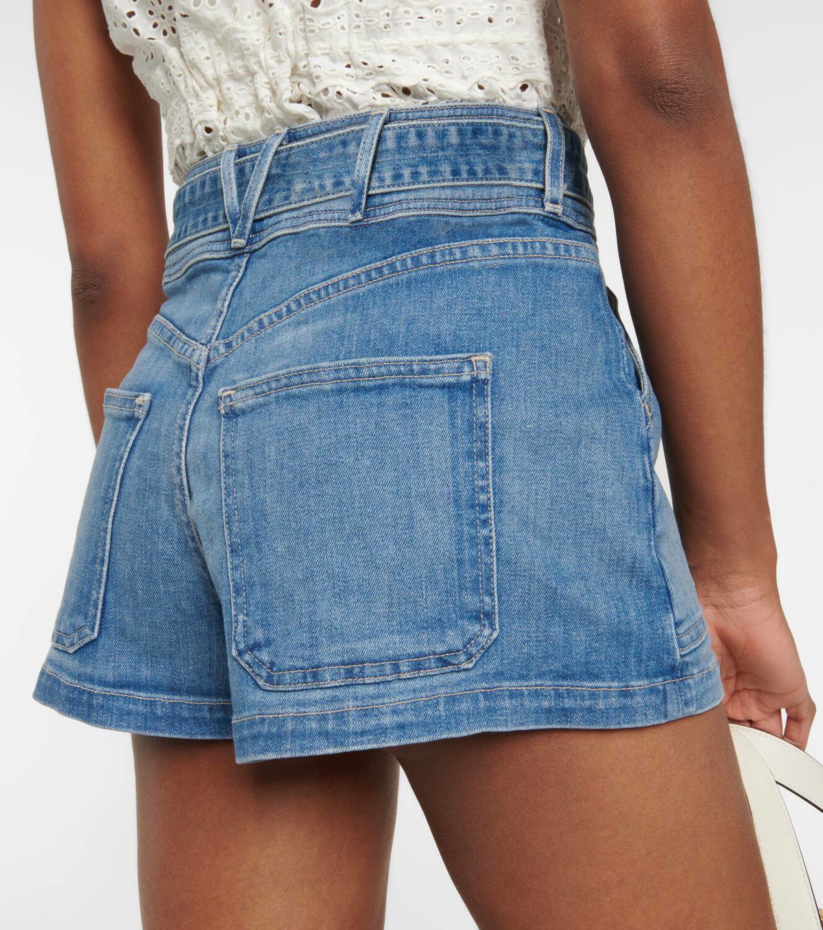 Veronica Beard Lovisa denim shorts