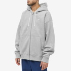 Nike Men's NRG Full-Zip Hoody in Dk Grey Heather/White