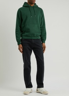 Colorful Standard Hooded Cotton Sweatshirt Dark Green