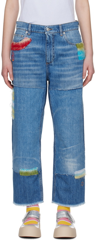 Photo: Marni Blue Patch Jeans
