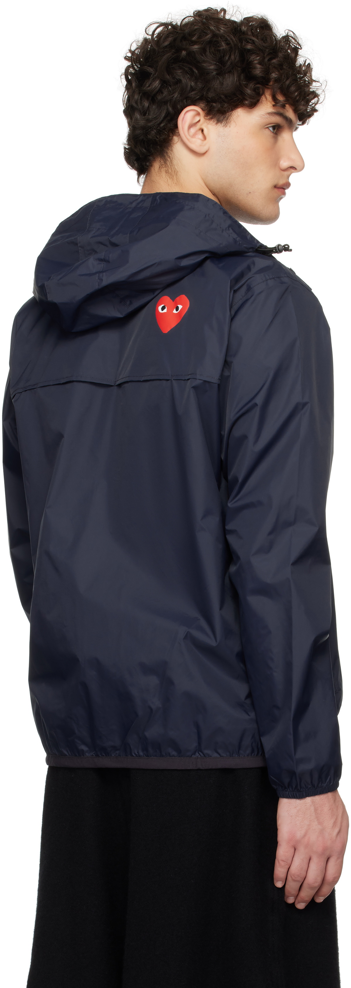 COMME des GARÇONS PLAY Navy K-Way Edition Claude Jacket