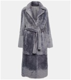 Yves Salomon Reversible leather and shearling coat