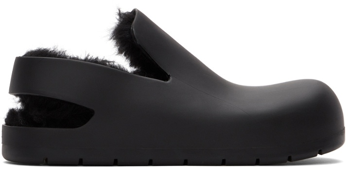 Photo: Bottega Veneta Black Puddle Loafers