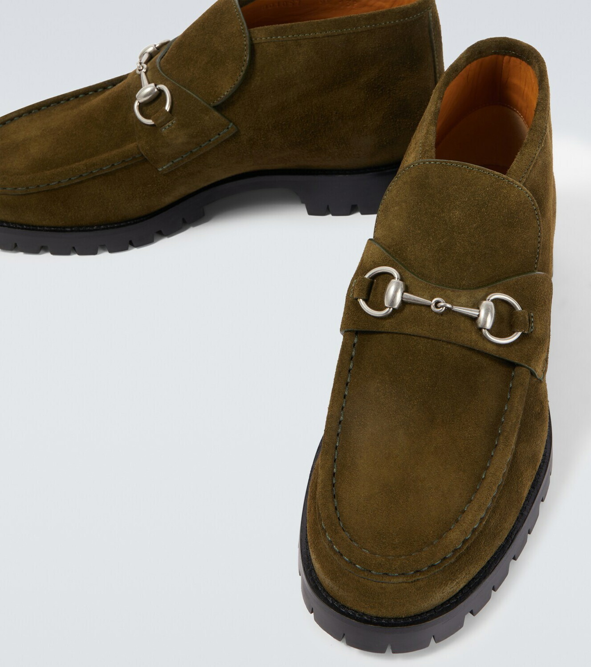 Gucci Horsebit suede ankle boots