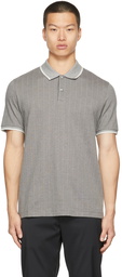 Theory Ticking Jacquard Polo