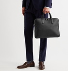 Hugo Boss - Crosstown Full-Grain Leather Briefcase - Black