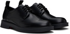 Hugo Black Brush-Off Leather Derbys