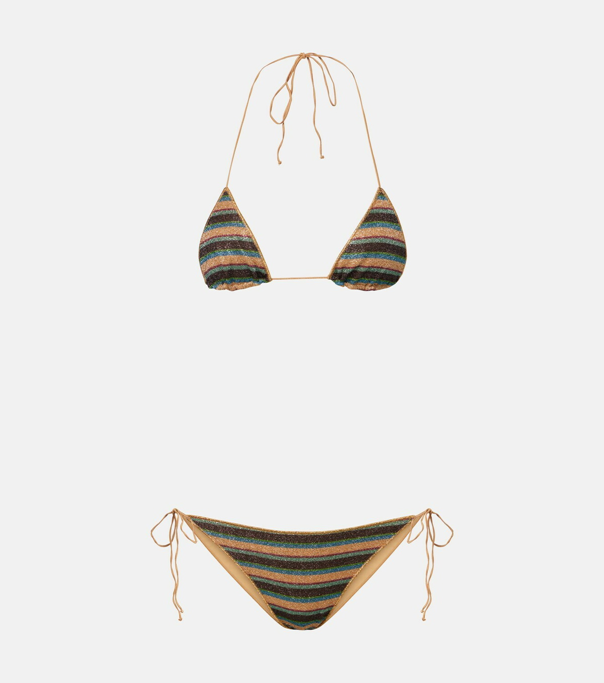 Oséree Lumière striped bikini
