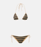 Oséree Lumière striped bikini