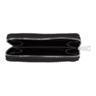 Bottega Veneta Black Webbing Zip-Around Wallet