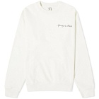 Sporty & Rich Syracuse Crew Sweat in Off White