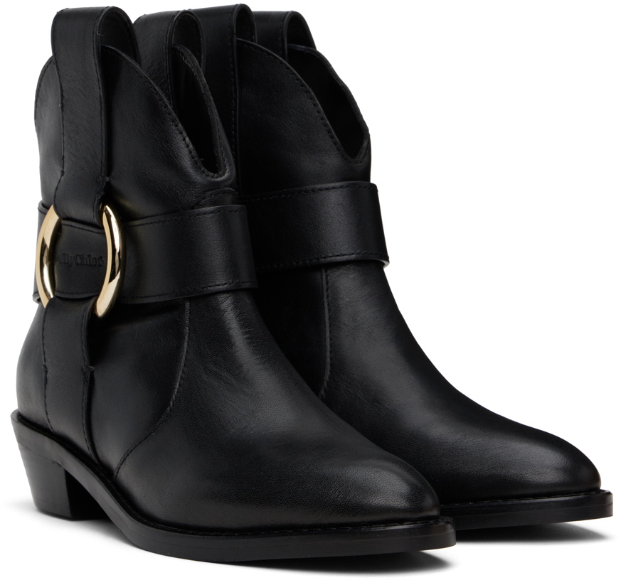 See by Chloé Black New Ring Line Boots Chloe