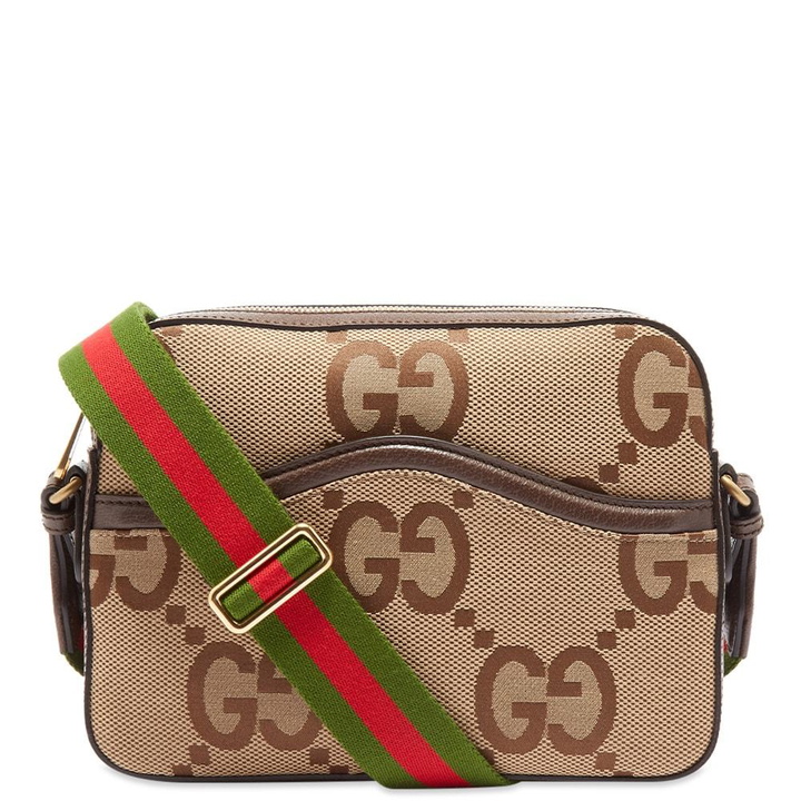 Photo: Gucci Jumbo GG Jacquard Waistbag