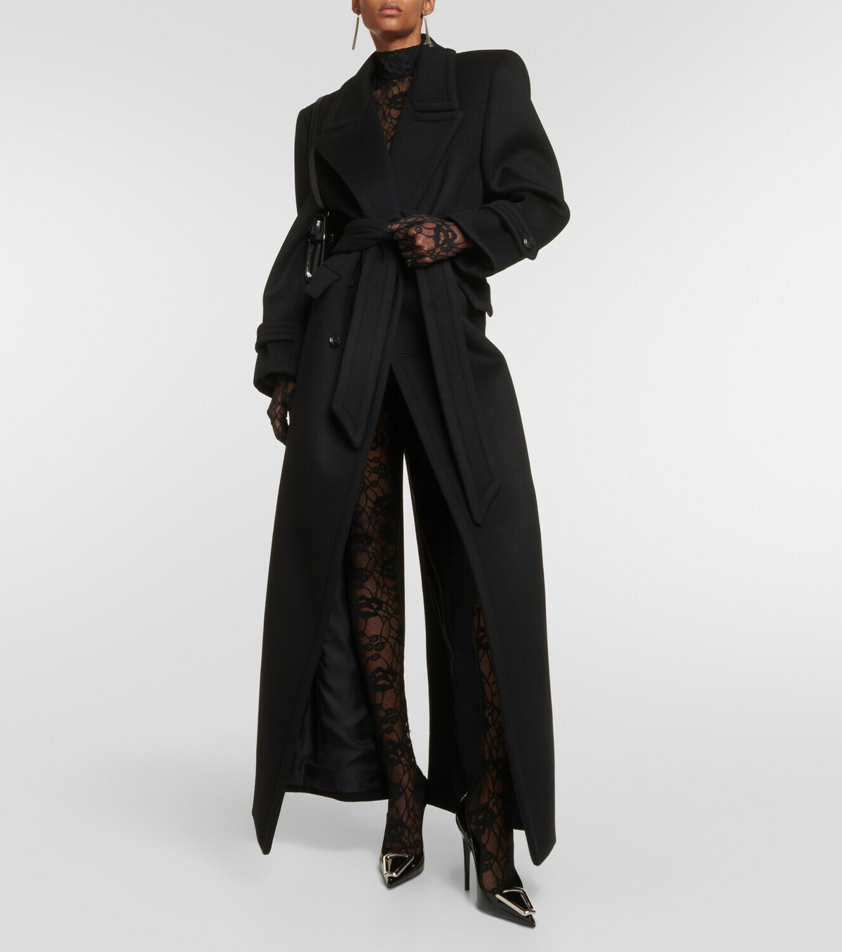 Saint Laurent Double-breasted wool coat Saint Laurent