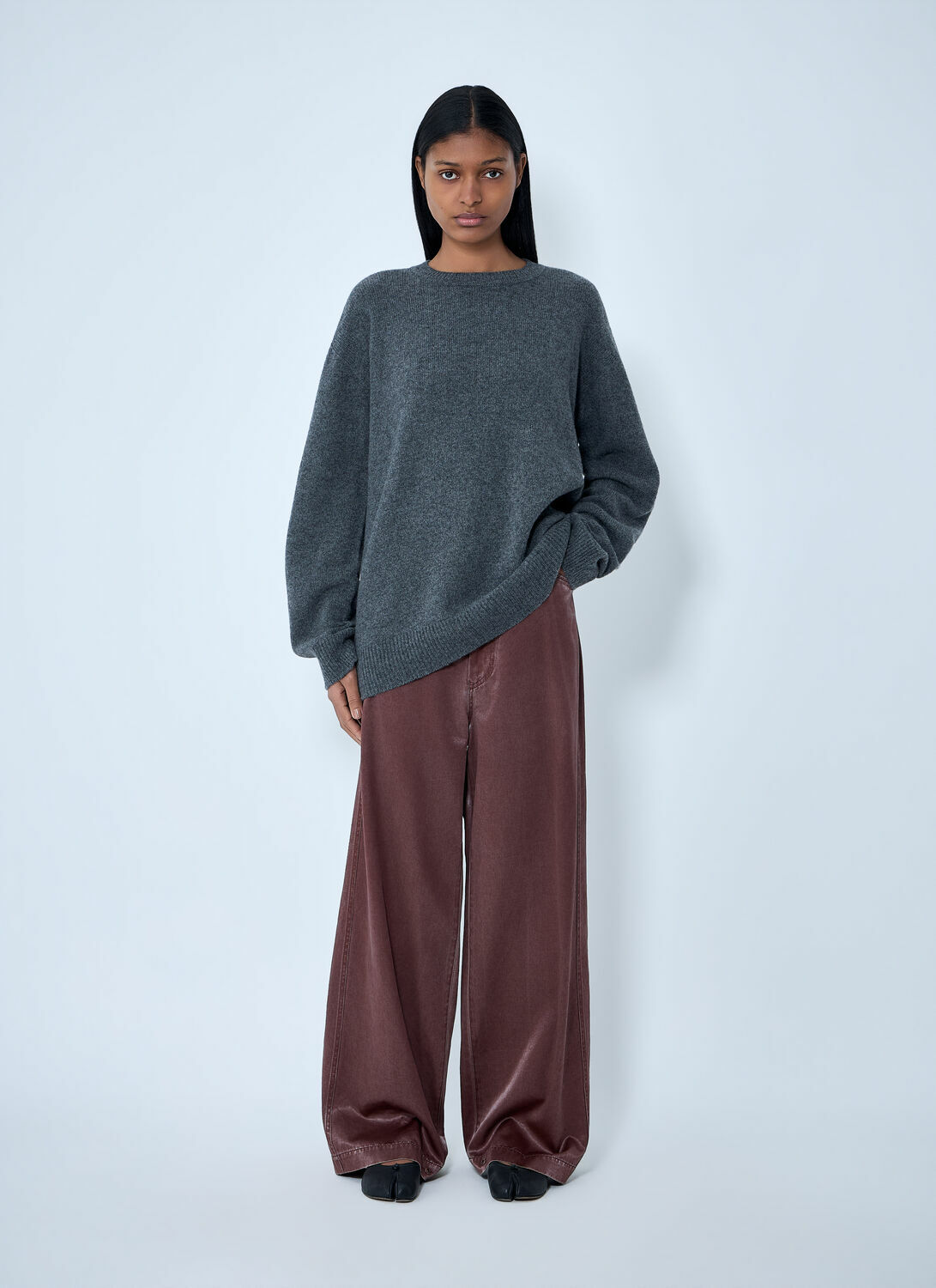 Issey Miyake Oversized Knit Sweater