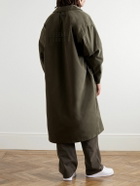 FEAR OF GOD ESSENTIALS - Logo-Appliquéd Cotton-Blend Twill Coat - Black