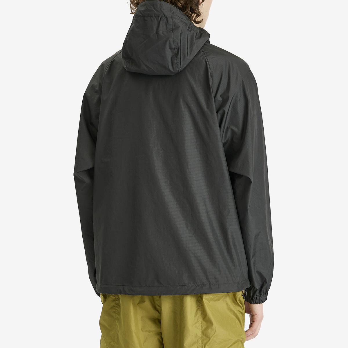 Goldwin Men's Ripstop Hooded Jacket in Black Goldwin