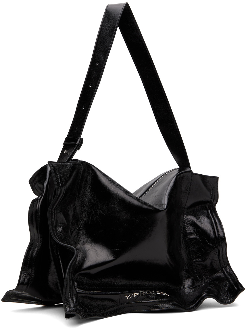 【Y PROJECT】 Wire Cabas Shoulder Bag WBAG24 S25 SHINY BLACK Y/Project Black Wire Cabas Bag Y/Project