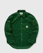 Awake Awake Ny X Carhartt Wip Collared Shirt Green - Mens - Longsleeves