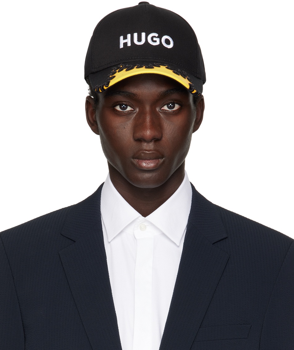 Photo: Hugo Black Cotton Twill Cap