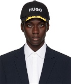 Hugo Black Cotton Twill Cap