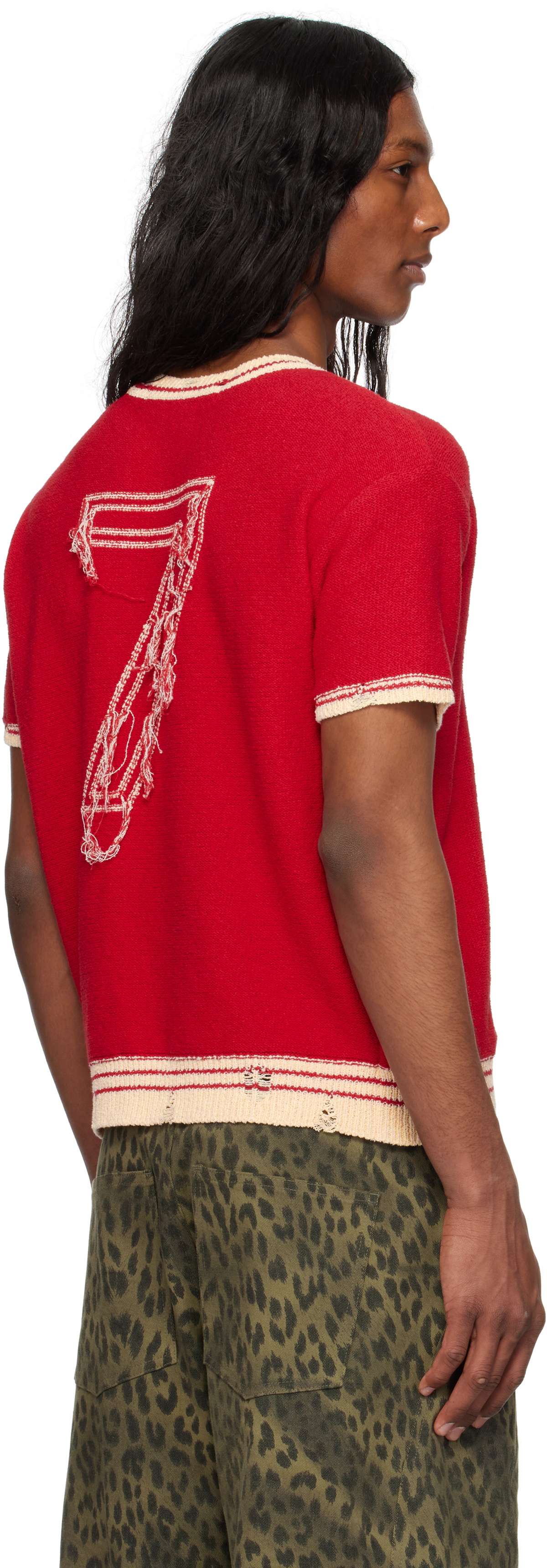 Andersson Bell Red Football Short Sleeve T-shirt. Andersson Bell
