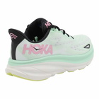 Hoka Light Green And Pink Clifton Sneakers
