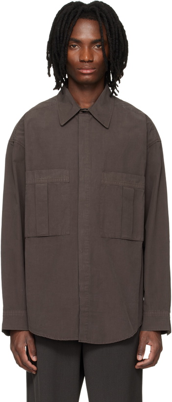 Photo: AGOLDE Brown Clark Shirt