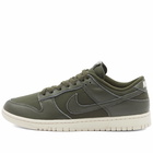 Nike Men's Dunk Low Retro Premium Sneakers in Sequoia/Light Brown