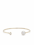 Mizuki 14K Yellow Gold Sea Of Beauty Pearl And Diamond Bracelet