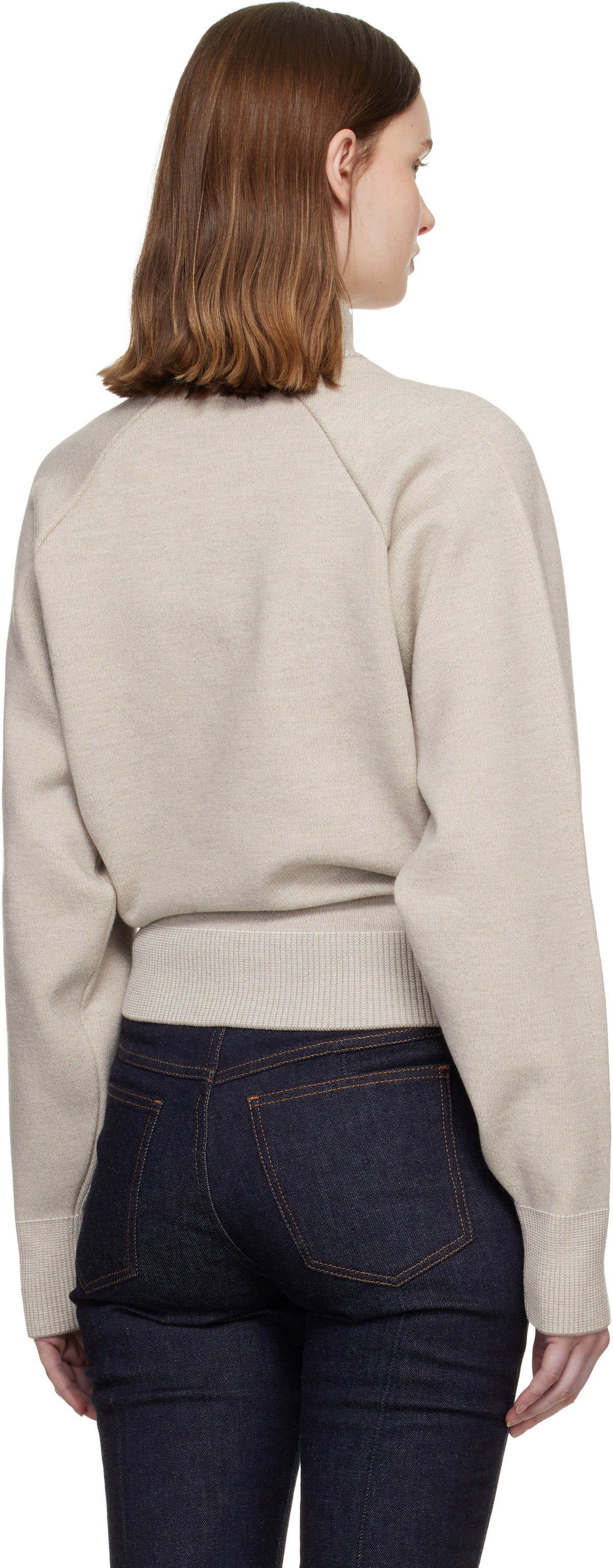 JACQUEMUS Beige 'The Lavande' Cardigan