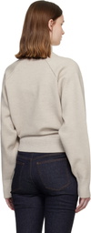 JACQUEMUS Beige 'The Lavande' Cardigan