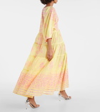 Juliet Dunn Printed cotton maxi dress