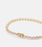 Mateo - 14kt gold tennis bracelet with sapphires