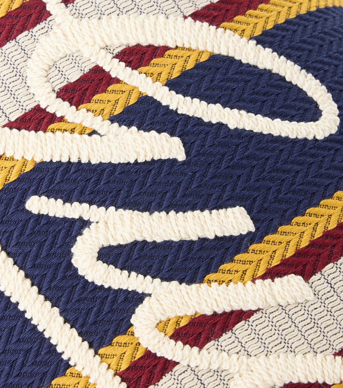 Gucci Logo striped cotton cushion