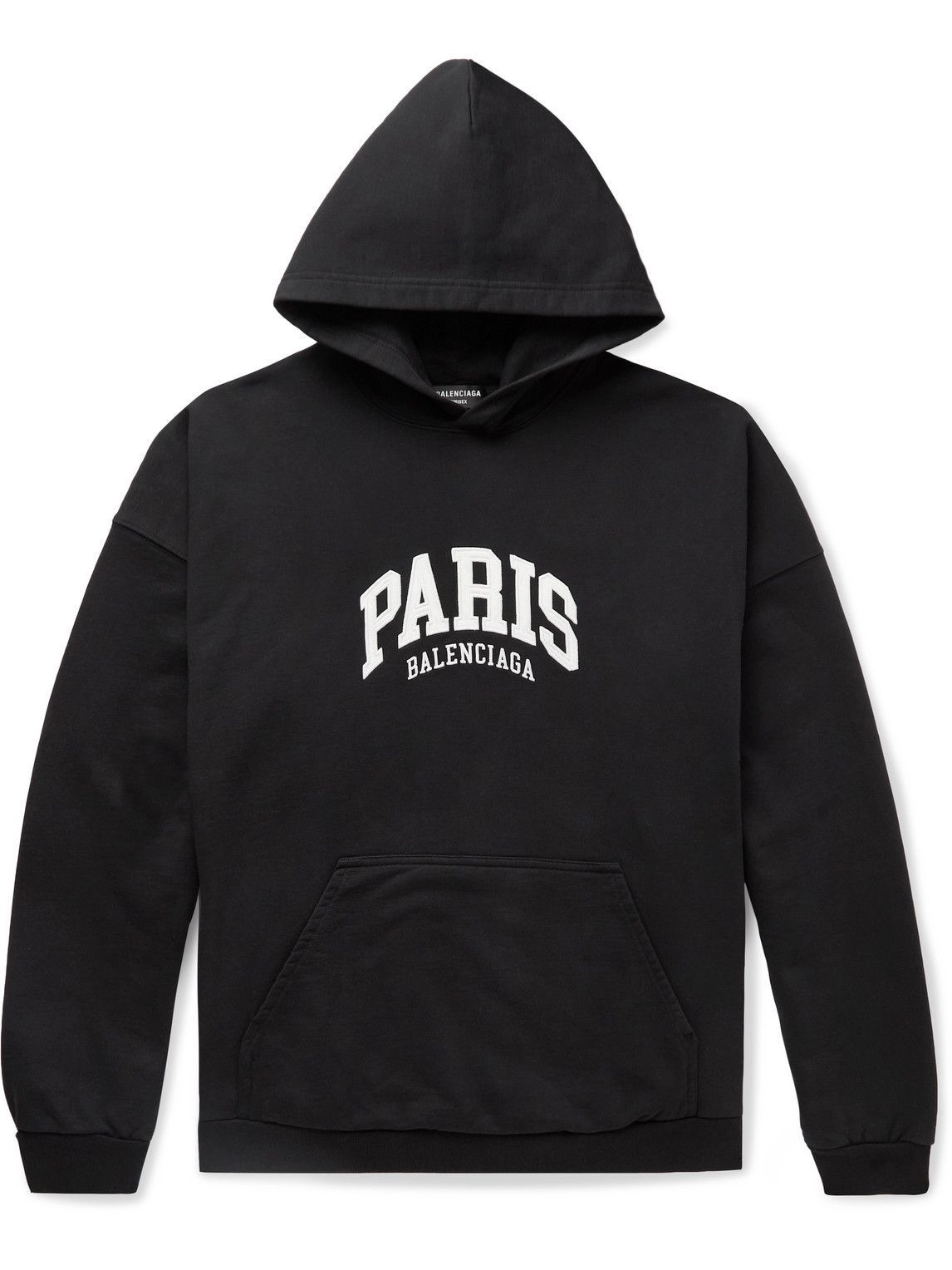 Balenciaga Darkwave logo-print hoodie - Black