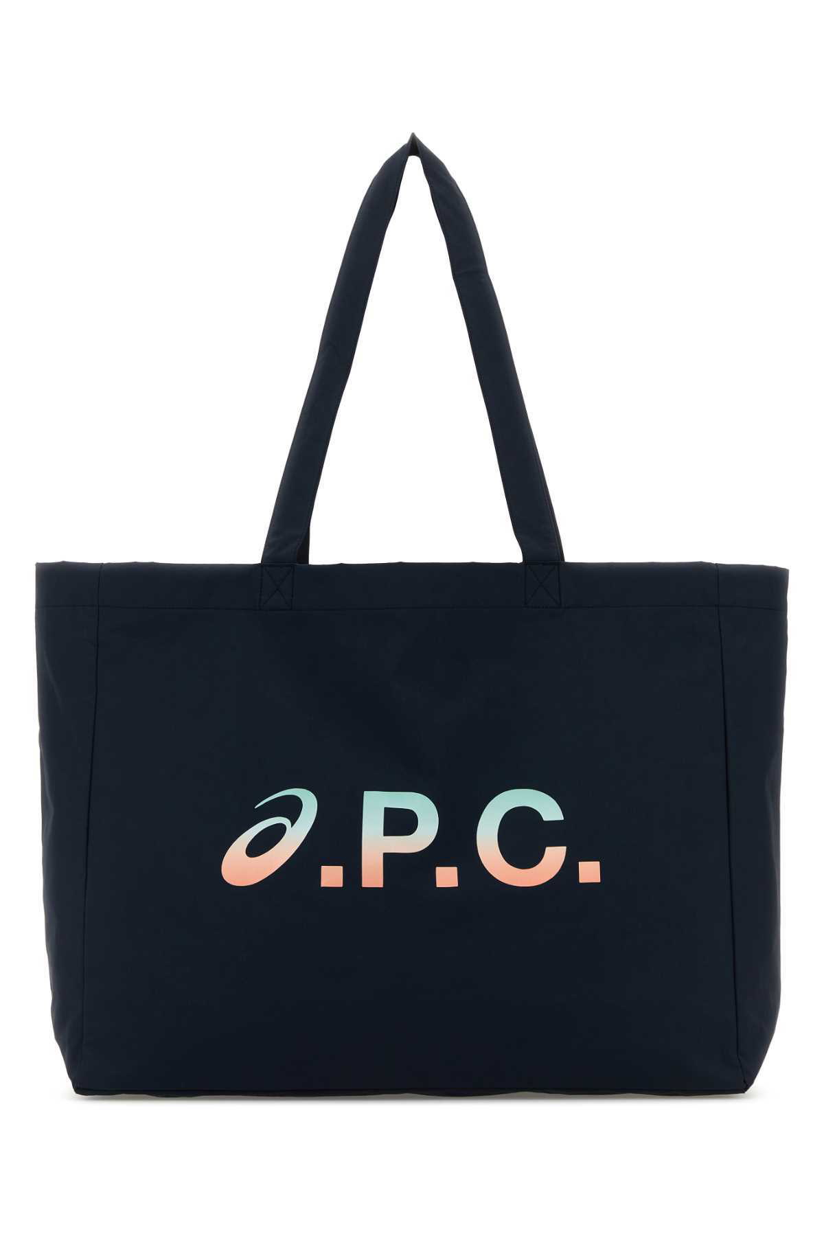 A.P.C. Logo-Print Denim Tote Bag | ミスターポーター