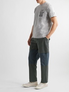 Folk - Architectural Association Tapered Ripstop-Panelled Cotton-Twill Trousers - Gray