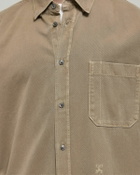 CLOSED FORMAL ARMY SHIRT Beige Mens Longsleefe
