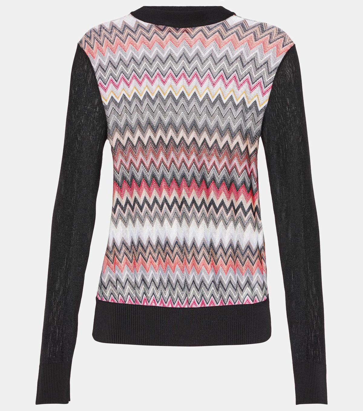 Pull En Laine D'alpaca Theory Jivana - Gris Zigzag, Taille L, Occasion Très Bon état