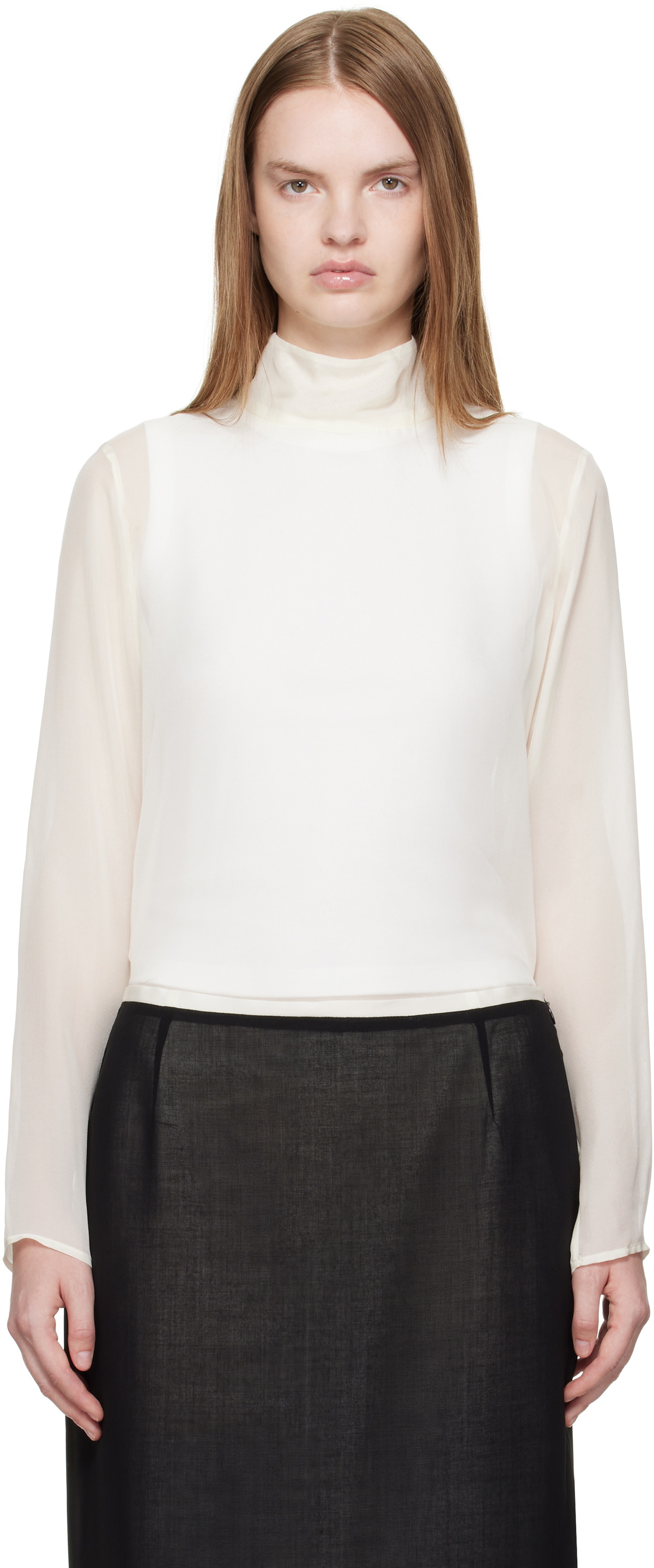 La Collection Off-White Clarice Blouse