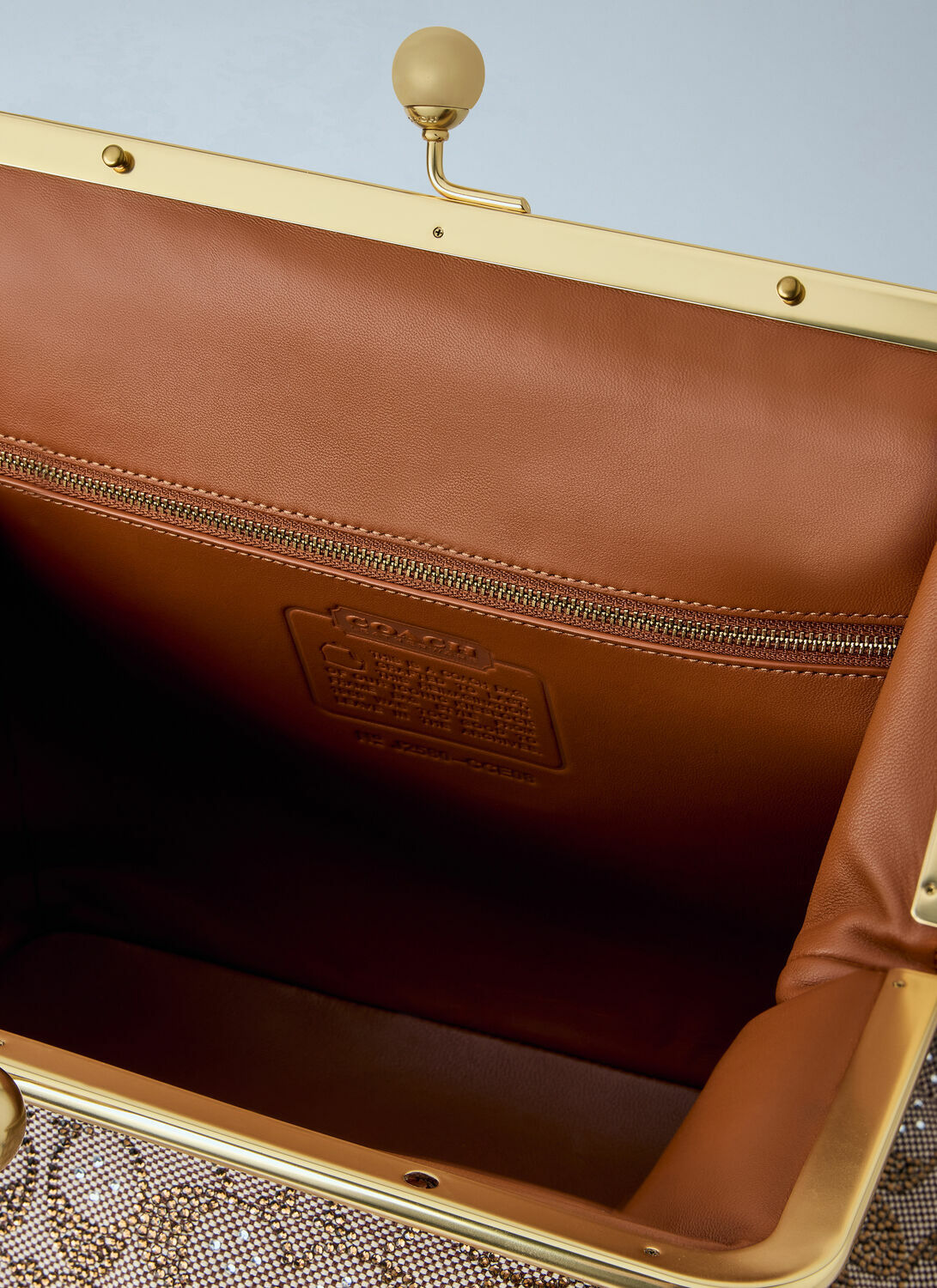Coach Large Kisslock Frame Bag