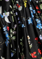 Alice + Olivia Lila Floral Print Tiered Stretch-cotton Gown Multicoloured