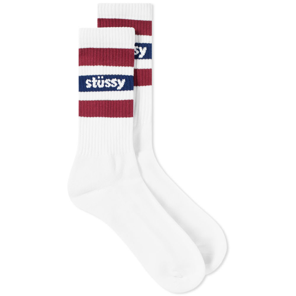 Stussy Stripe Crew Sock Stussy