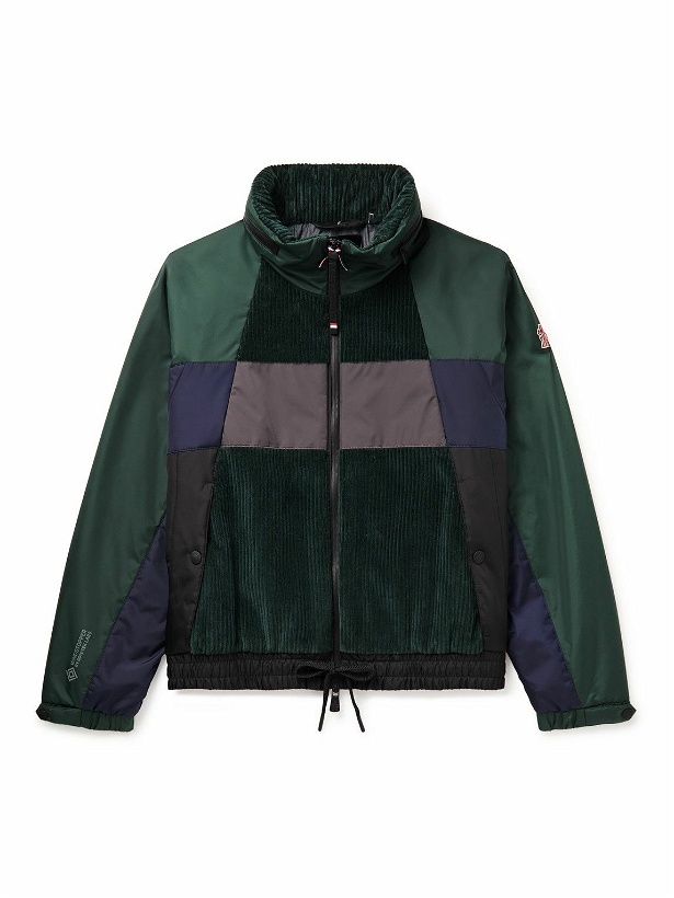 Photo: Moncler Grenoble - Day-Namic Renardeau Panelled 2L GORE-TEX INFINIUM™and Corduroy Jacket - Green